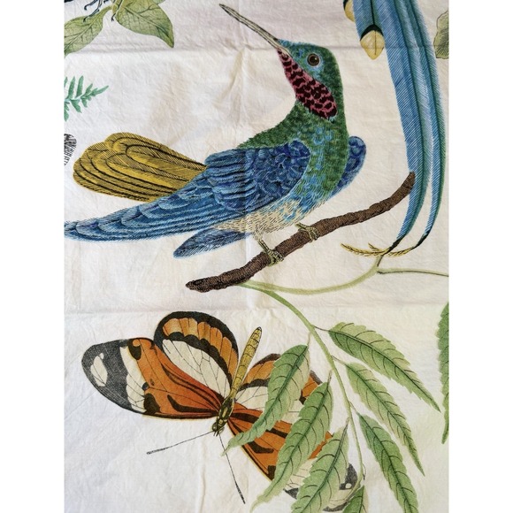 Pottery Barn Other - Pottery Barn Fauna Songbird Butterfly King Duvet Cover & 2 King Shams